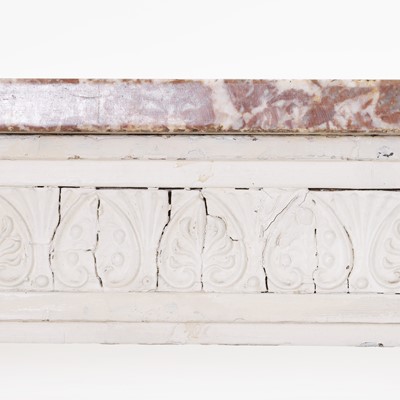 Lot 141 - A painted console table