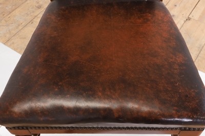 Lot 725 - A set of eight Victorian walnut dining chairs