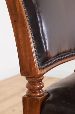 Lot 725 - A set of eight Victorian walnut dining chairs