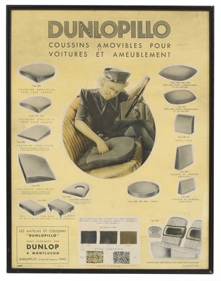 Lot 396 - A 'Dunlopillo' advertising poster