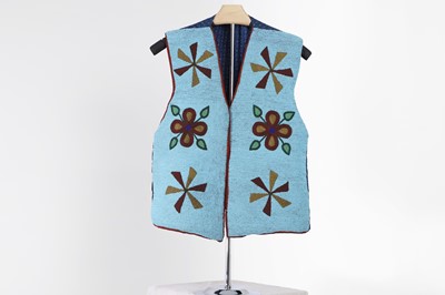 Lot 363 - A Native American beaded vest