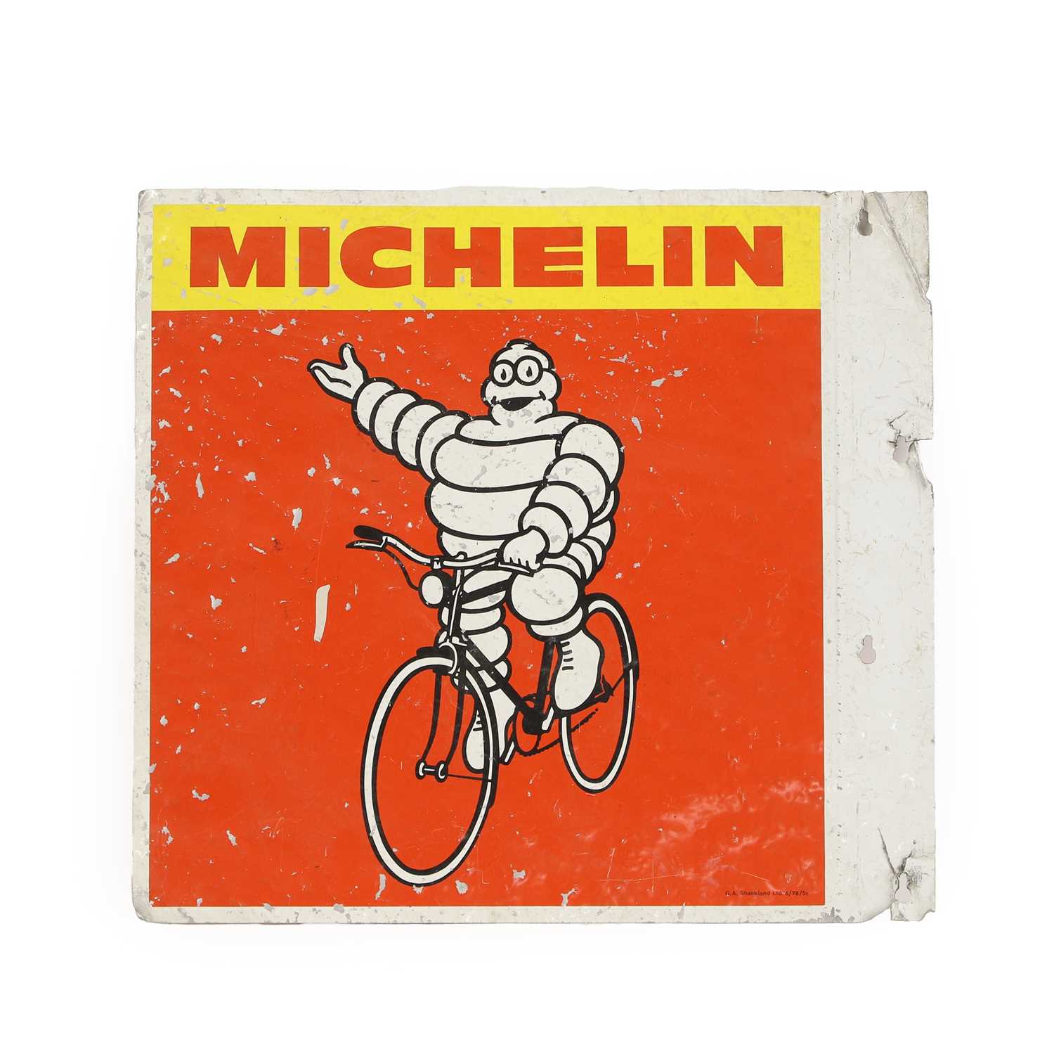 Lot 408 - A 'Michelin' advertising sign