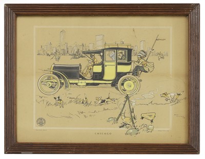 Lot 406 - A set of six 'Berliet' advertising prints, after Rene Vincent