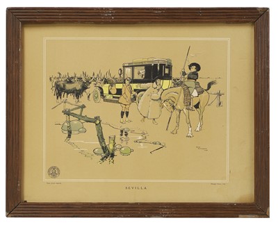 Lot 406 - A set of six 'Berliet' advertising prints, after Rene Vincent