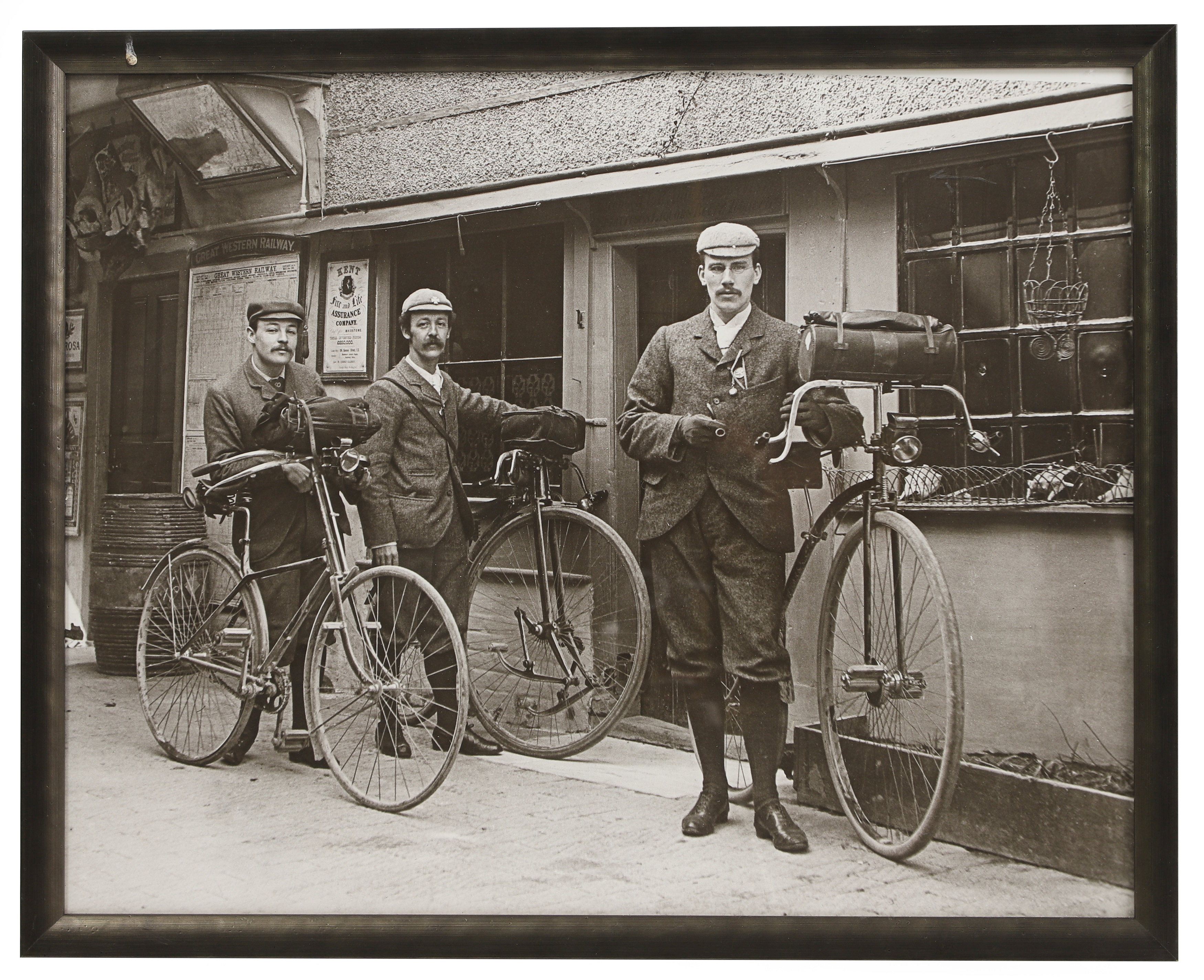 Lot 431 - Edwardian cyclists,