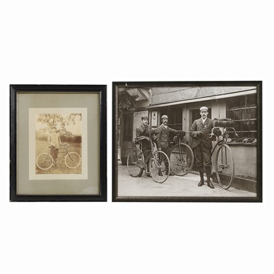 Lot 431 - Edwardian cyclists