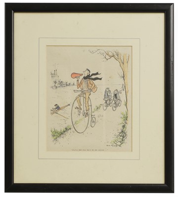 Lot 432 - Four cycling bookplates