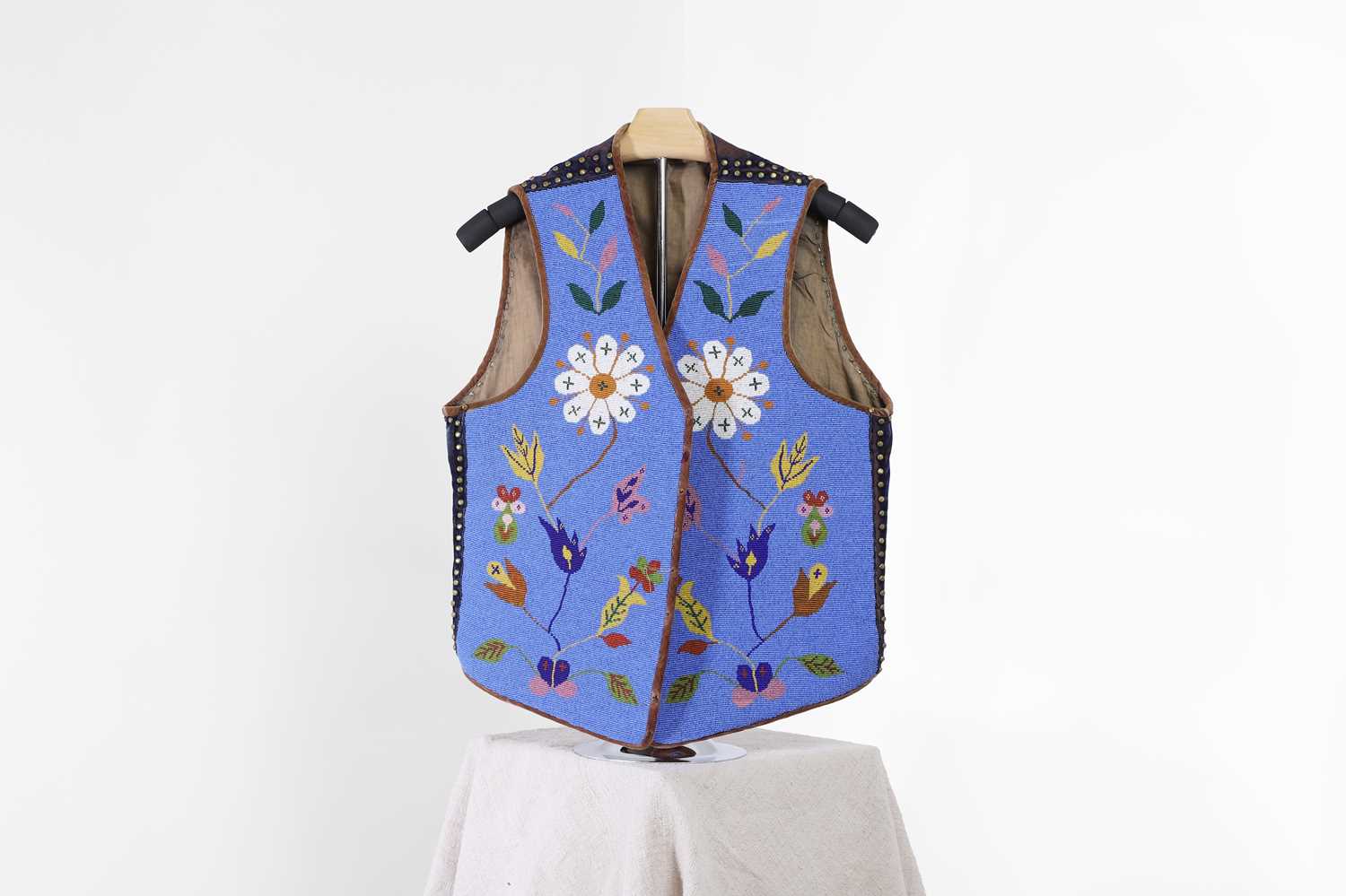 Lot 345 - A Native American beaded vest