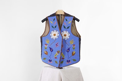 Lot 345 - A Native American beaded vest