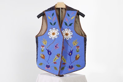 Lot 345 - A Native American beaded vest