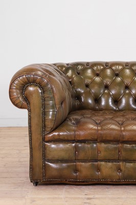 Lot 378 - A Victorian-style chesterfield sofa