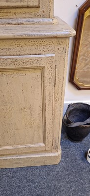 Lot 83 - A painted housekeeper's cupboard