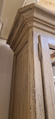 Lot 83 - A painted housekeeper's cupboard