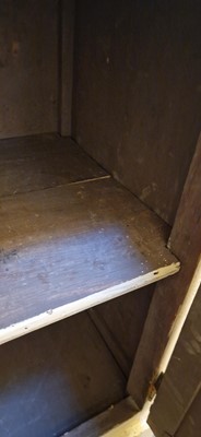 Lot 83 - A painted housekeeper's cupboard
