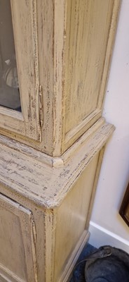 Lot 83 - A painted housekeeper's cupboard