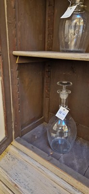 Lot 83 - A painted housekeeper's cupboard