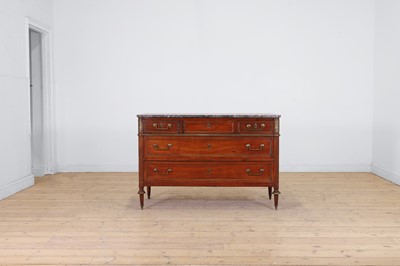 Lot 303 - A Louis XVI cherrywood commode