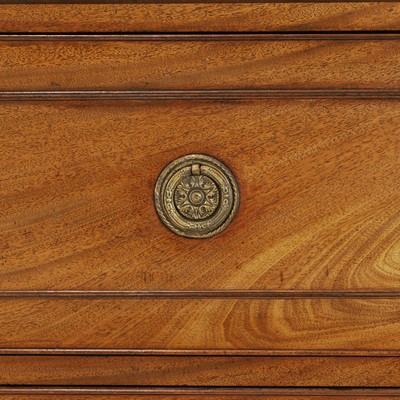 Lot 61 - A Regency mahogany secretaire bookcase