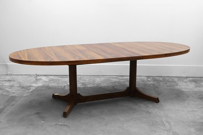 Lot 508 - A Danish rosewood extending dining table