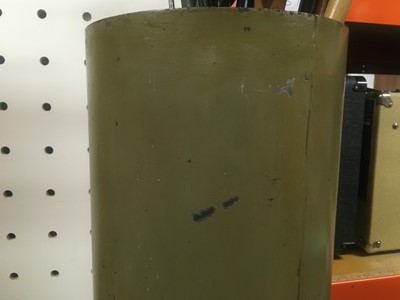 Lot 17 - A toleware painted umbrella stand