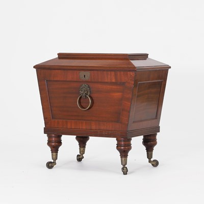 Lot 123 - A Regency mahogany wine cooler