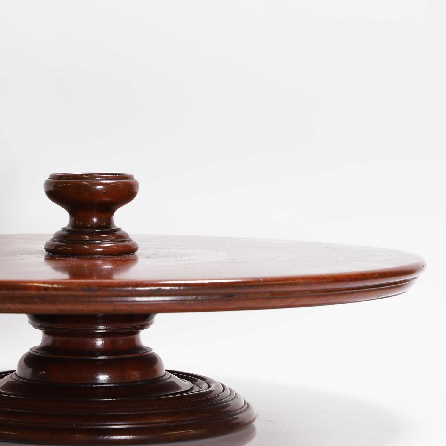 Lot 133 - A mahogany lazy Susan