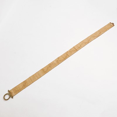 Lot 136 - An embroidered bell pull