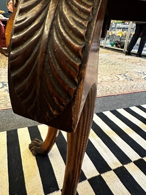 Lot 78 - A Regency oak pier table by Robert Strahan of Dublin