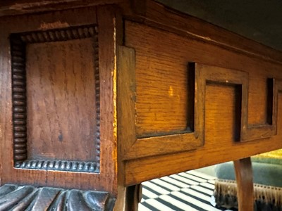 Lot 78 - A Regency oak pier table by Robert Strahan of Dublin