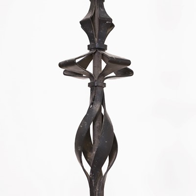 Lot 321 - A pair of wrought-iron ceiling lights