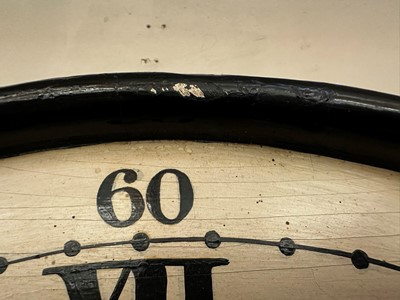 Lot 155 - An oak cased Act of Parliament clock