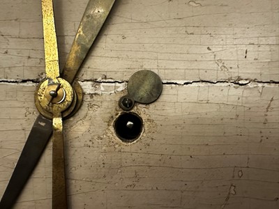 Lot 155 - An oak cased Act of Parliament clock