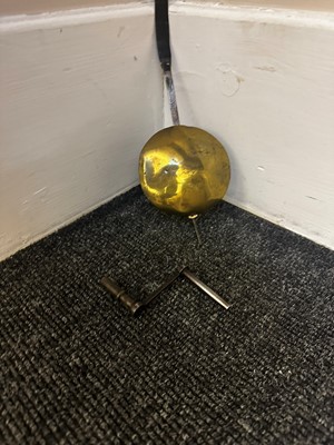 Lot 155 - An oak cased Act of Parliament clock