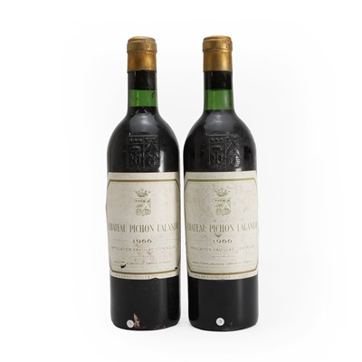 Lot 78 - Chateau Pichon Lalande, Pauillac, 1966