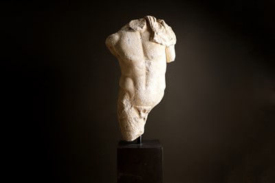 Lot A Roman marble torso of a man