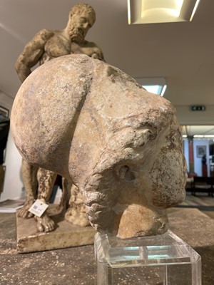 Lot 274 - A Roman marble head of Athena