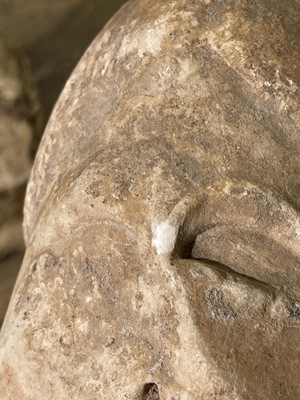 Lot 274 - A Roman marble head of Athena