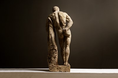 Lot 275 - A grand tour marble figure of the Farnese Hercules