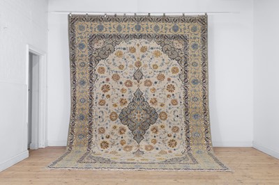 Lot 268 - A Kashan wool carpet