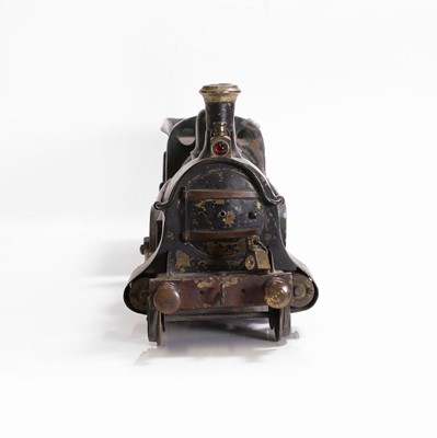 Lot 299 - A 3-inch gauge tinplate live steam 4-2-2 locomotive and tender
