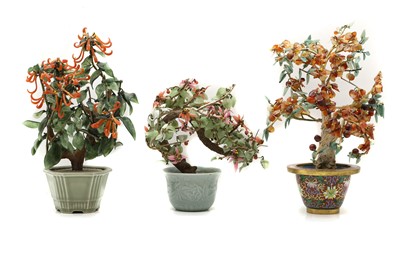 Lot 230 - A collection of three Chinese bonsai