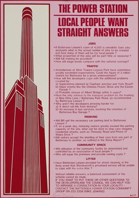 Lot 215 - A collection of Battersea Power Station posters