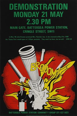 Lot 215 - A collection of Battersea Power Station posters