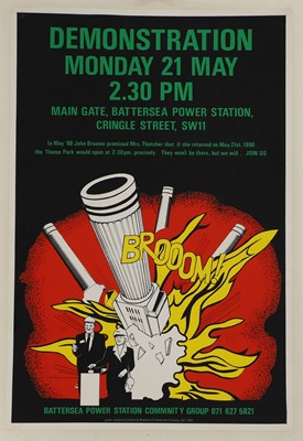 Lot 215 - A collection of Battersea Power Station posters