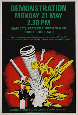 Lot 215 - A collection of Battersea Power Station posters