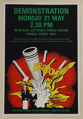 Lot 215 - A collection of Battersea Power Station posters