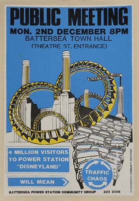 Lot 215 - A collection of Battersea Power Station posters