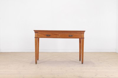 Lot 486 - A George III-style mahogany serving table by Howard & Sons