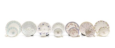 Lot 194 - A collection of twelve china tea cups and saucers