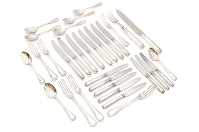 Lot 33 - A set of Christofle silver plated flatware